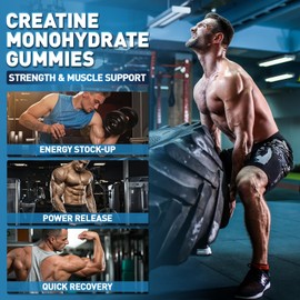 Creatine Monohydrate Gummies 5000mg Bergamot