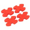 4pcs Bow Limb Dampener Wear Resistant Rubber Reducing Noise Vibration