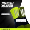 INCYLENCE High Viz Running Socks with Reflectors - Functional and