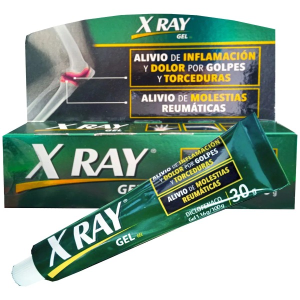 X-ray Gel Alivio De Inflamación Y Dolor 30g C/u