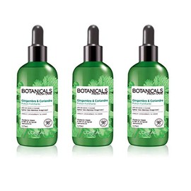 L'Oréal Paris - Botanicals Fresh Care - Rinse Free Serum Strengthening Potion for Fragile Hair, Ginger & Coriander 125 ml (Pack of 3)