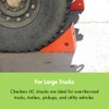 Checkers One Large Wheel Chock for 32-46" Tires, Heavy Duty