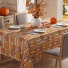XCHI Fall Rustic Maple Leaves Tablecloth Rectangle Washable Table Covers