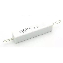 NTE 25W168, 680 Ohm 25 Watt Wirewound Ceramic Power Resistors 25W