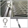 NA 4 Pcs Multi Function Awning Rail Stoppers Stainless Steel