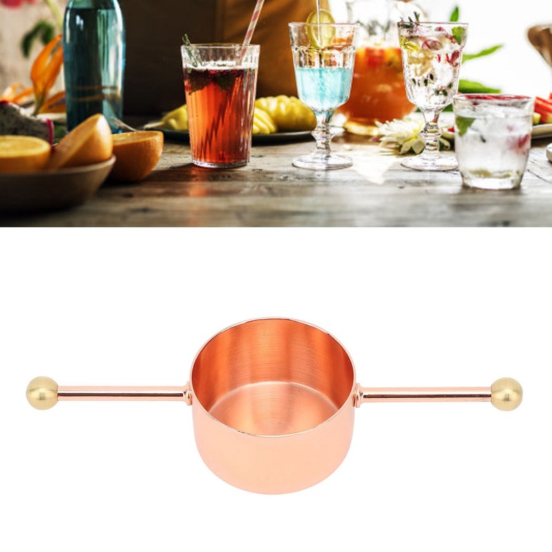 Bartender Measuring Cup 30ml Precise Control Double Bead Stainless Steel