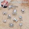 Sucodver Nail Parts, Ribbon, Stone, Bowknots, Rhinestones, 3D, Small, Large,