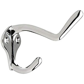 Cosmas 5 Pack 32188CH Polished Chrome Coat & Hat Hook