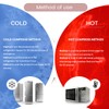 Reusable Gel Eye Ice Pack, Cooling Eye Pad, Hot ＆