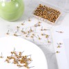 200 Pcs Gold Map Push Pins – Round Head Drawing