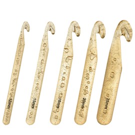 Crochet Needles for Yarn,Ergonomic Crochet Hook Kit | Multifunctional Knitting Tools for Crocheting Beginners Handcraft Enthusiast