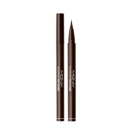 MQNY Waterproof Pen Eyeliner 0.6g Water, Sweat and Tear Resistant, Easy to Use, Korean Cosmetics (#03 Brown Black)