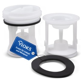 VIOKS Lint Filter Replacement for Indesit C00141034 Whirlpool 482000022946 Sieve Insert Lint Filter with Seal - Dryer Filter Washing Machine Lint Filter for Askoll Plaset Drain Pump