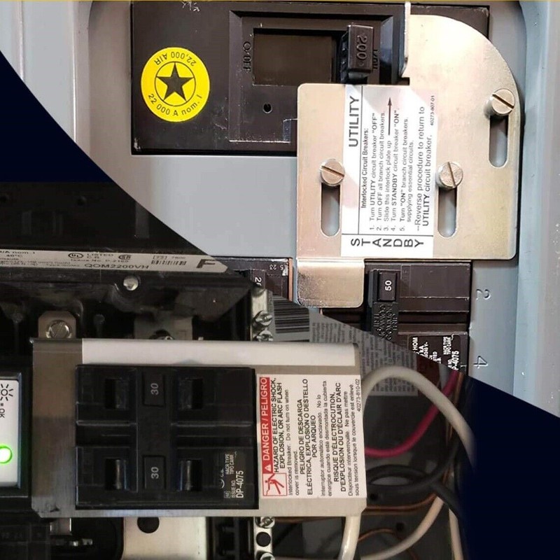 Owl Safety Supply 8000-13000 Watt Generator Interlock Kit w/ Inlet