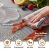 PABUSIOR Cabinet Drawer Liner Clear: Dual-Sided Non-Slip 100%EVA 11" x