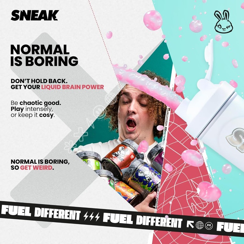 SNEAK Energy Drink Powder Packets | 10 Servings | No