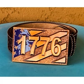 Unbranded 1776 Antique Copper Belt buckle