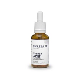 MoleQlar Vitamin ADEK Drops 20 ml - Vitamin A, D3, E & K2 MK-7 Dissolved in MCT Oil - 680 Drops - 1 Drop Every 5 Days