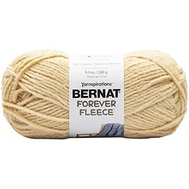 Bernat Forever Fleece Yarn, 1 Pack, Chamomile