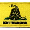 Don't Tread On Me Tactical Embroidered Morale Applique Fastener Hook&Loop