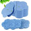 Facial Sponges Cute Flower Shape Compressed Facial Sponges Natural Facial