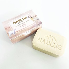 NABLUS SOAP Nables Soap, Additive-Free, Completely Organic Soap (Goat Milk), Mochi Skin, Shiny