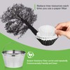 Reusable Coffee Filters 8-12 Cup Permanent Coffee Filters Basket Washable