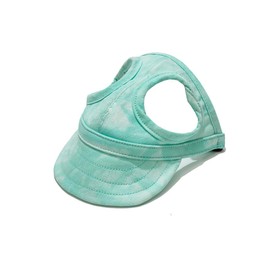 Leconpet Dog Baseball Cap Pet Hats with Big Ear Holes, Adjustable Baseball Caps for Small Medium and Large Dogs, Comfortable Pet Sun Hat with Adjustable Strap for Dogs and Cats (Cloud Green, X-Large)