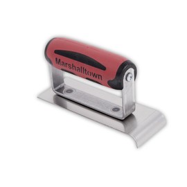 MARSHALLTOWN Narrow Stainless Steel Hand Edger, DuraSoft Handle, Made In The USA, 513N