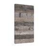 Gray Rustic Wood Blank Wall Plate 1 Gang Switch Plate