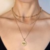 GOLDEN FISH 14k Gold Layered Necklace for Women, Mixed Chain
