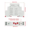 GRT8-M1 Delay Relay, Multifunctional Time Relay with 10 Functions Rail