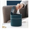 ETRAVEL Small bin office desk bin with lid for countertop,