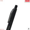 Click Retractable Ballpoint Pens, 0.7mm Fine Point, BLACK, Pack of