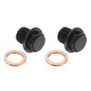 PATIKIL M12 x 1.5mm Metric Thread Pipe Plug Fitting, Hex