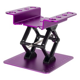 RC Car Work Stand Aluminum Repair Workstation Lift Lower for Traxxas TRX4 Axial Arrma Redcat Losi 1/8 1/10 1/12 1/14 1/16 1/18 1/24 RC Car (Purple)