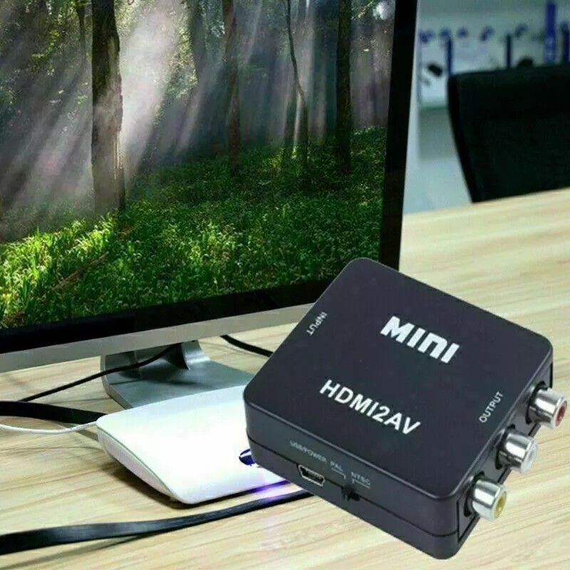 Unbranded HDMI To RCA AV Adapter Converter Cable CVBS 3RCA