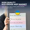 1 x Round MDF Magnet - Ukraine Flag Map 9056