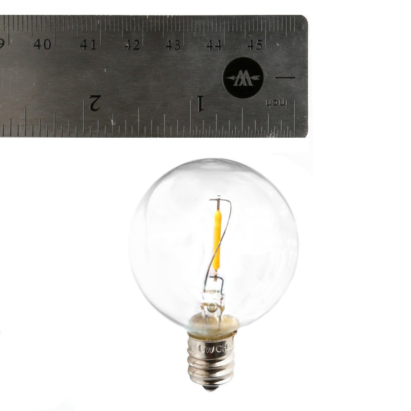 Hometown Evolution, Inc. G40 LED Plastic Outdoor Patio String Lights