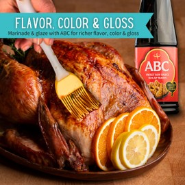 ABC Sweet Soy, Black Dark Marinade, 9.2 Oz (Pack of 2), Savory Sauce, Dip, Stir-fry, Glaze, Vegan, No MSG, Plant-based, Halal, Umami Flavor, Indonesian Kecap Manis Made with Coconut Sugar