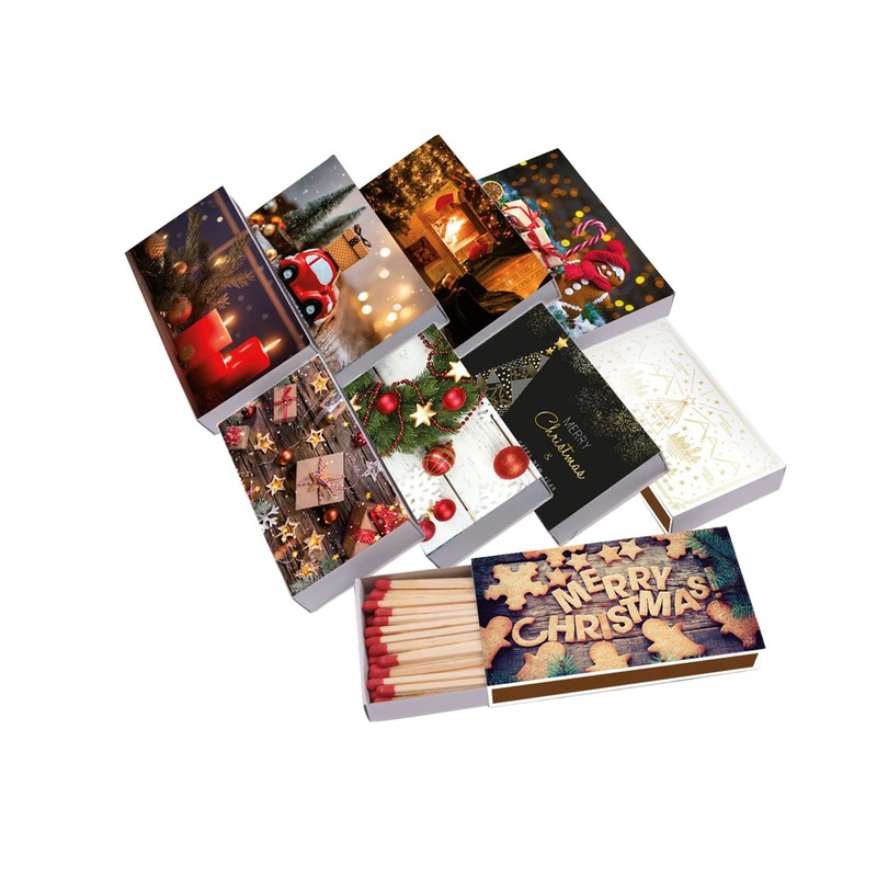 jameitop® 10 x Packs of 45 XL Matchboxes, 10 cm