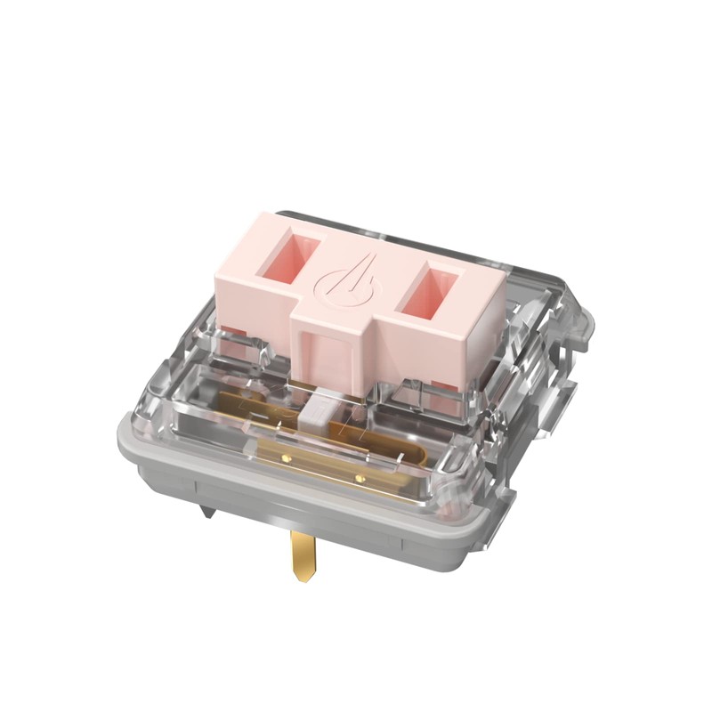 Kailh Low Profile Choc Pink Switches 5 Pin Thiner Key