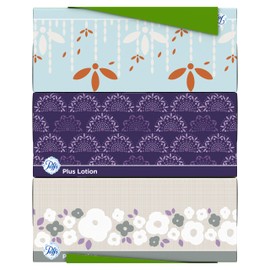 Puffs Plus Lotion Facial Tissues, 3 Family Boxes, 124 tissues per box, 372 Count