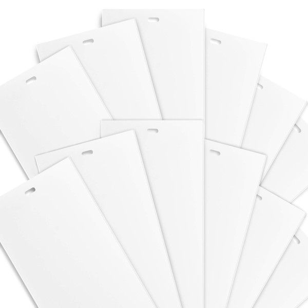 DALIX White Vertical Replacement Blinds Slats Sliding Door Window Patio
