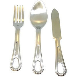 Mess Kit Fork, Knife, and Spoon