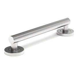 ADA Compliant Grab Bar, 500lbs Weight Support for Bath Safety (12 inch, Brushed Nickel)