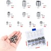 Ieron 200 pcs Stainless Steel Thread Insert Set, Self-Tapping Threaded