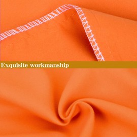 NTBAY Body Pillowcase - Brushed Microfiber 20x54 Pillowcase - Soft, Wrinkle-Free, Fade-Resistant, Stain-Resistant, Orange Body Pillow Cover with Envelope Closure - 20x54 Inches, Orange