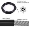 TooTaci Outdoor String Light Hanging Kit, Globe String Light Suspension