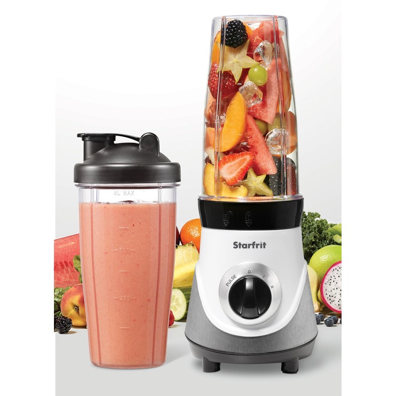 Starfrit Personal Blender 7PC Set - Two 828ml Cups -